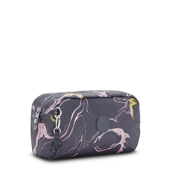 Kipling Gleam Printed Pouch Tassen Zilver | België 1075GS